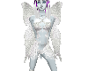silver white wings