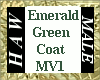 Emerald Green Coat MV1