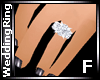 E: Wedding Diamond RingF