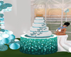 Teal Cake Table