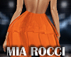 Ruffles Orange Pants