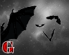 ~S Flying Bats-Halloween