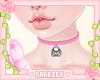 Planchette Choker D Pink