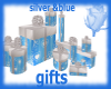 blue &silver gifts