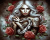 Woman with snake 8