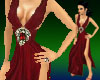 Art Deco Gown - Ruby