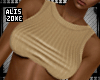 [AZ] Gold Crop top,
