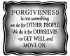 Z: Forgive Yourself
