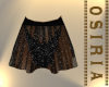 Club Skirt Glitter Black
