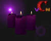 Purple candles