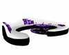 Purple&White Curved
