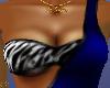 [MS]SexyZebraDressBlue