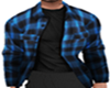 Blue Plaid Shirt