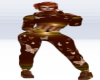 Brown/Gold Lounge suit
