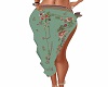 TealFloral Sarong/Gee