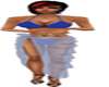 **Blue Bikini/Sarong**