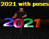 2021 sign with poses