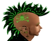 GREEN MOHAWK HAIRSTYLE