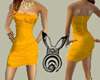 LW Yellow Mini Dress