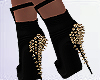 BOOTIES spiked Gold