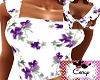 Purple Flowers Top