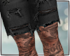 Ripped Shorts + Ink Blk