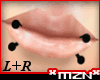 *MzN* B Lip Piercing L+R