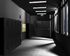 School Corridor Black