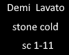 Demi Lavato stone cold