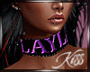 Choker custom `LAYLA`
