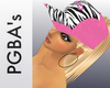 {PG}Zebra/Pink Hat