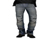 [AB]Fitted Jeans Blue