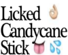 Licked Candycane Stick|M