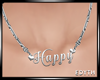 E | Happy Necklace