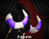 [P] Purple WHT Horns