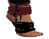 Feet band black and pink
