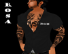 ROH black cross shirt