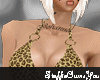 >S< leopard bikini