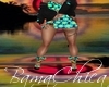bp Daisy Wedges Aqua