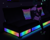 Rainbow Glow Couch
