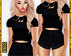! Outfit. All Black Denm