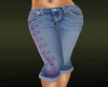 [LM]flowered capris-pink