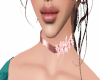 Dusty Rose Flower Choker