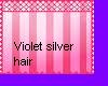 Violet silver Wave hair