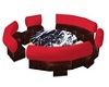 round sofa set