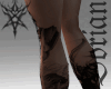 Legs blackwork tattoo