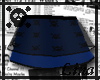 Skull Lace Blue Skirt