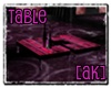 [Ak] Table Black & Pink
