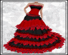 S*Roses dress Black/Red