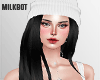 $ Amoret Blk + Hat White